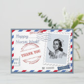 Happy Nurses Week. Aangepaste Kaart herstellen (Staand voorkant)