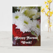 Happy Nurses Week!- Bloemenboeket Kaart (Gele Bloem)