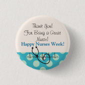 Happy Nurses Week Buttonnen #66 Ronde Button 3,2 Cm (Voorkant)