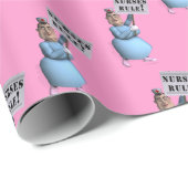Happy Nurses Week Cadeaupapier (Rol Hoek)