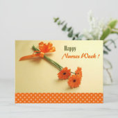 Happy Nurses Week. Colorful Daisies Flat Kaarten (Staand voorkant)