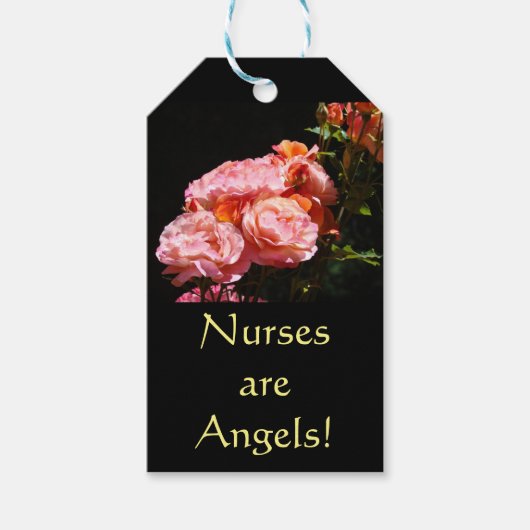 Happy Nurse's Week Gift Labels Aangepaste Roos Ver Cadeaulabel (Voorkant)