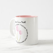 Happy Nurses Week Gifts Tweekleurige Koffiemok (Voorkant links)
