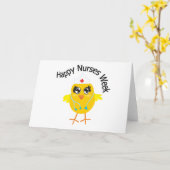 Happy Nurses Week Kaart (Gele Bloem)