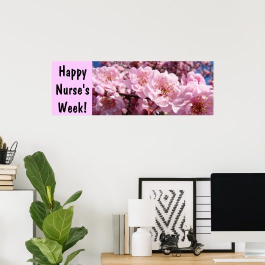 Happy Nurse's Week! poster banners Verpleegende pr (Thuiskantoor)
