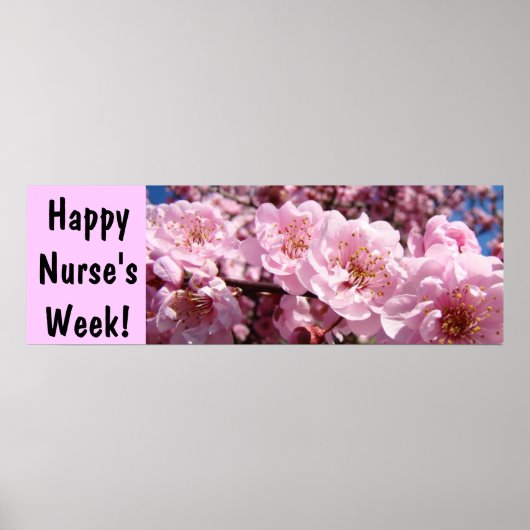 Happy Nurse's Week! poster banners Verpleegende pr (Voorkant)