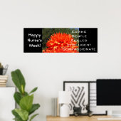 Happy Nurse's Week posters die zich medeleven aant (Thuiskantoor)