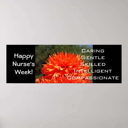 Happy Nurse's Week posters die zich medeleven aant (Voorkant)
