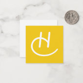 Happy-o-grams Note Kaart Notitiekaartje (Voorkant / Achterkant in situ)