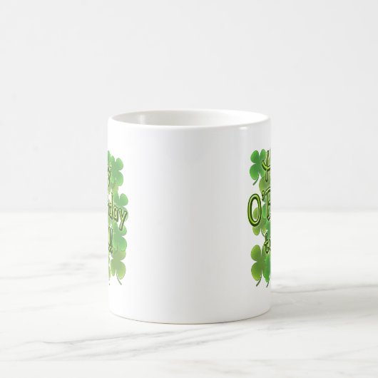 Happy O'Birthday met Shamrocks Koffiemok (Center)