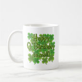 Happy O'Birthday met Shamrocks Koffiemok (Links)