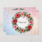 Happy occasion briefkaart (Voorkant / Achterkant)