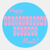 Happy Occupational Therapy Maand Stickers (Voorkant)