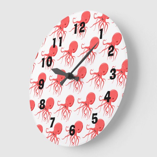 Happy Octopus Grote Klok (Hoek)