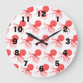  Happy Octopus Grote Klok (Voorkant)