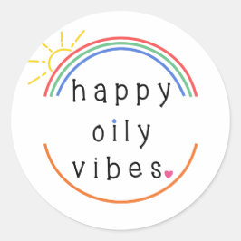 Happy Oily Vibes Sticker