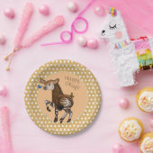 Happy Okapi. Papieren Bordje (Feest)