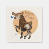 Happy Okapi. Servet (Voorkant)