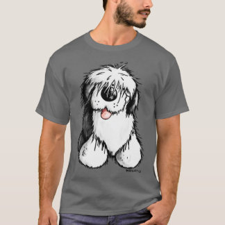Happy Old English Sheepdog I voor een hond of een  T-shirt