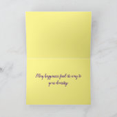 Happy Old Fashioned May Day Lilacs Kaart (Binnen)