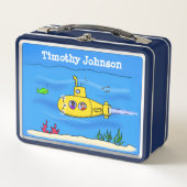 Happy-onderzeeër-cartoon (Voorkant)