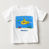 Happy-onderzeeër-cartoon (Voorkant)