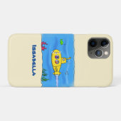 Happy-onderzeeër-cartoon Case-Mate iPhone Case (Achterkant (horizontaal))