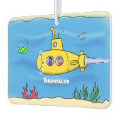 Happy-onderzeeër-cartoon Luchtverfrisser (Links)