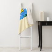 Happy-onderzeeër-cartoon Sherpa Deken (In situ)