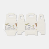 Happy One Eerste Verjaardag jongen Favor Boxes Bedankdoosjes (Uitgevouwen)