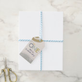 Happy One Eerste Verjaardagsjongen Gift Label Cadeaulabel (Met Touw)