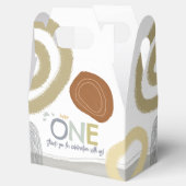 Happy One First Birthday boy Favor Boxes Bedankdoosjes (Geopend)