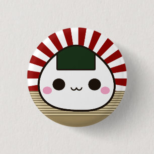 Happy Onigiri Ronde Button 3,2 Cm