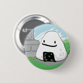 Happy Onigiri Ronde Button 5,7 Cm (Voorkant /achterkant)