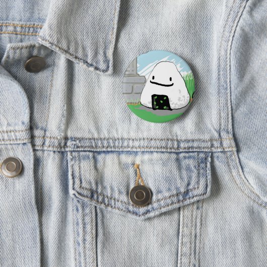 Happy Onigiri Ronde Button 5,7 Cm (In situ)