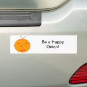 Happy Onion Bumpersticker (Op auto)
