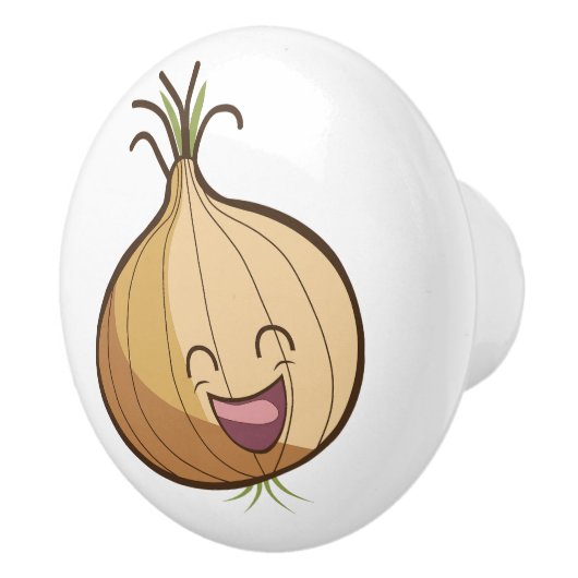Happy Onion Keramische Knop (Rechts)