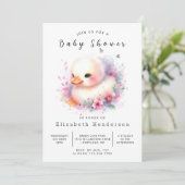 Happy Online Duck Baby shower Kaart (Staand voorkant)