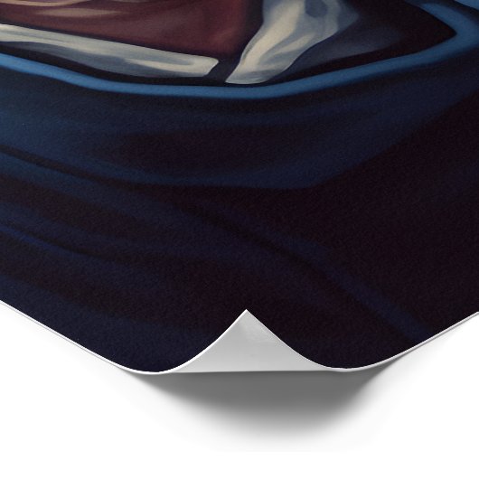 Happy oom Sam met Thumbs Up Poster (Hoek)