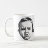 Happy or Upset Mood Peuter Baby Meisje Koffie Mok (Links)