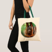 Happy Orangutan Tote Bag (Voorkant (product))