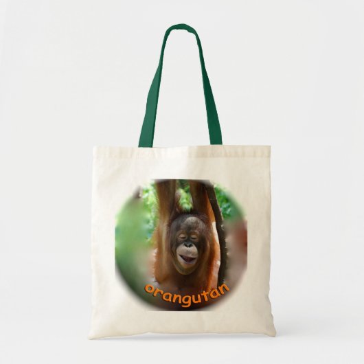 Happy Orangutan Tote Bag (Voorkant)