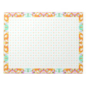 Happy Oranje Dot Grid BuJo Nieuwjaarsresoluties Notitieblok (Voorkant)