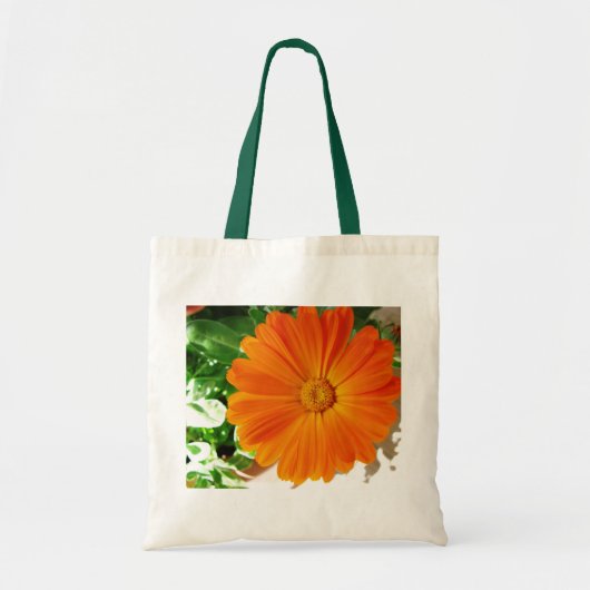 Happy Oranje Gerber Tote Bag (Voorkant)