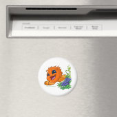 Happy oranje JubJub in Neopia Central Magneet (Insitu (Vaatwasser))