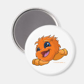 Happy oranje JubJub Magneet (Voorkant / Achterkant)