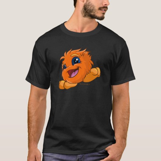 Happy oranje JubJub T-shirt (Voorkant)