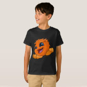 Happy oranje JubJub T-shirt (Voorkant volledig)