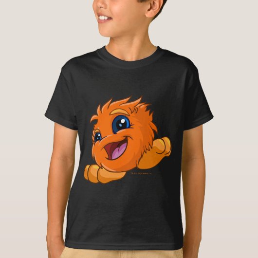 Happy oranje JubJub T-shirt (Voorkant)