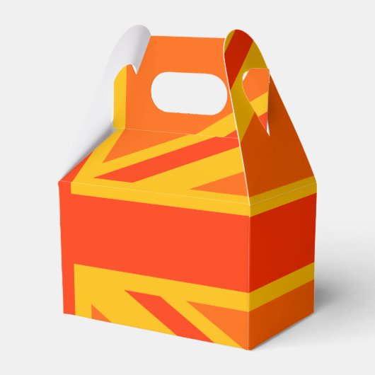 Happy Oranje Union Jack British Flag Swag Bedankdoosjes (Voorkant Zijde)